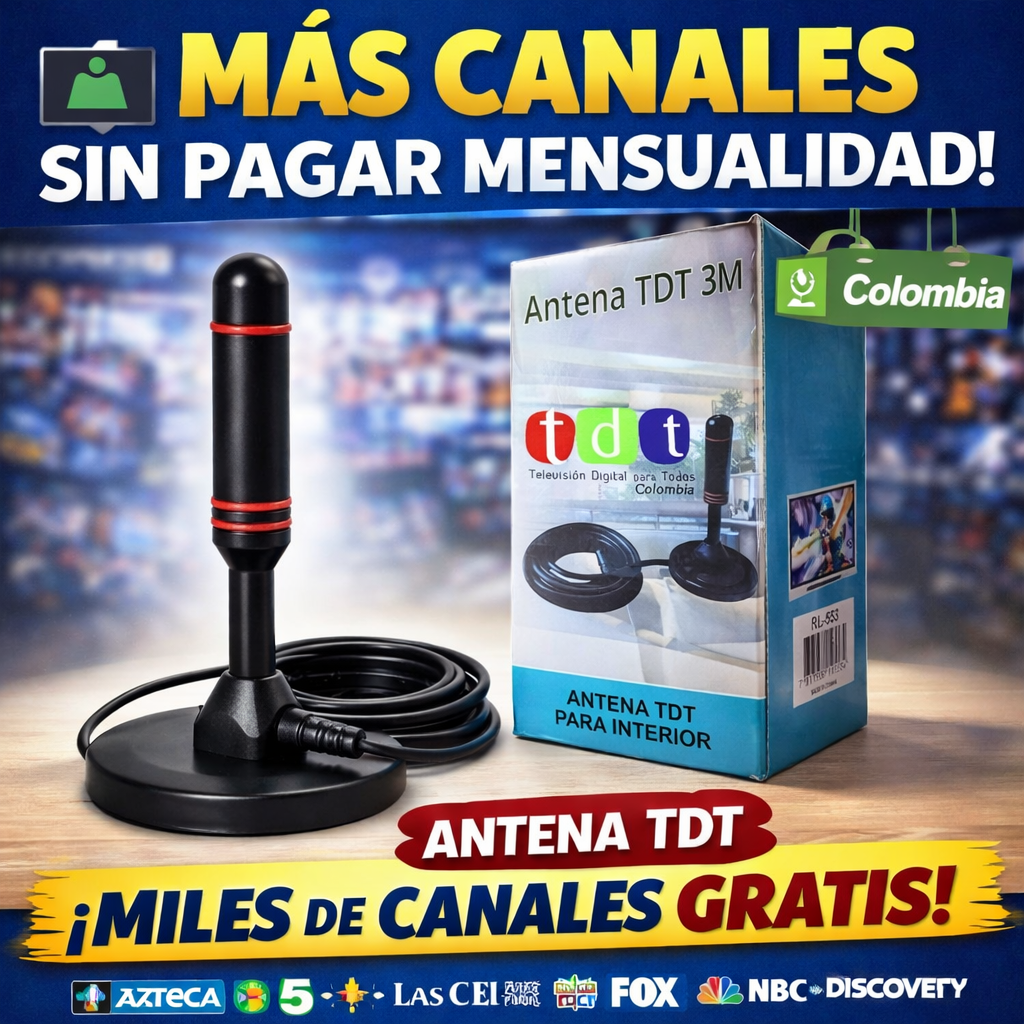 ANTENA TDT: +1000 CANALES HD
