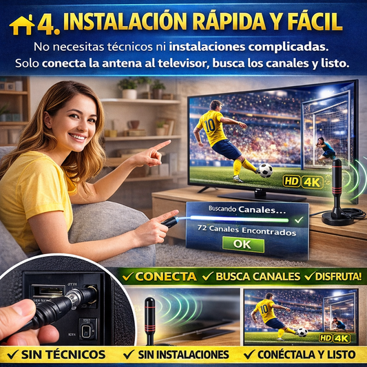 ANTENA TDT: +1000 CANALES HD