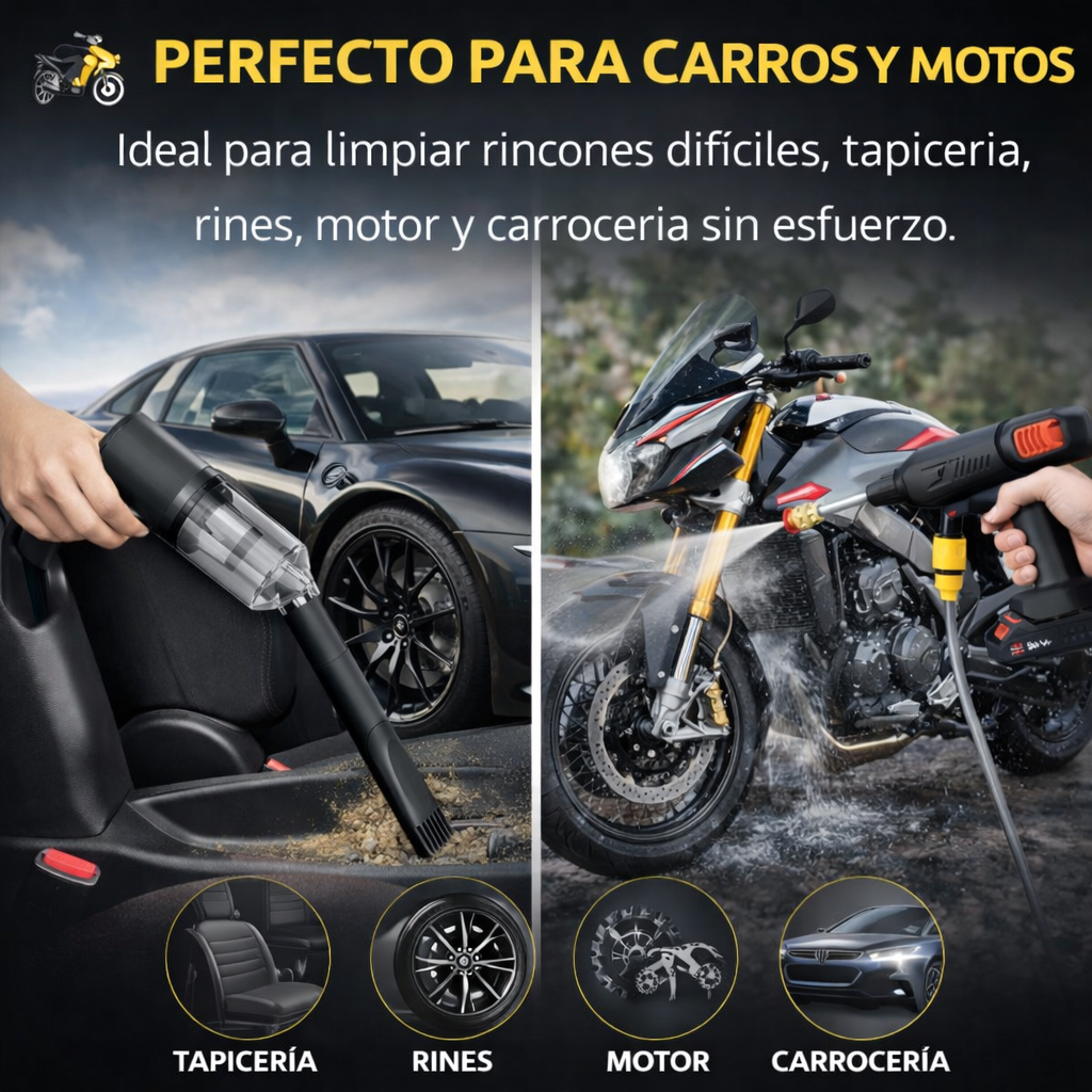 ASPIRADORA + HIDROLAVADORA!