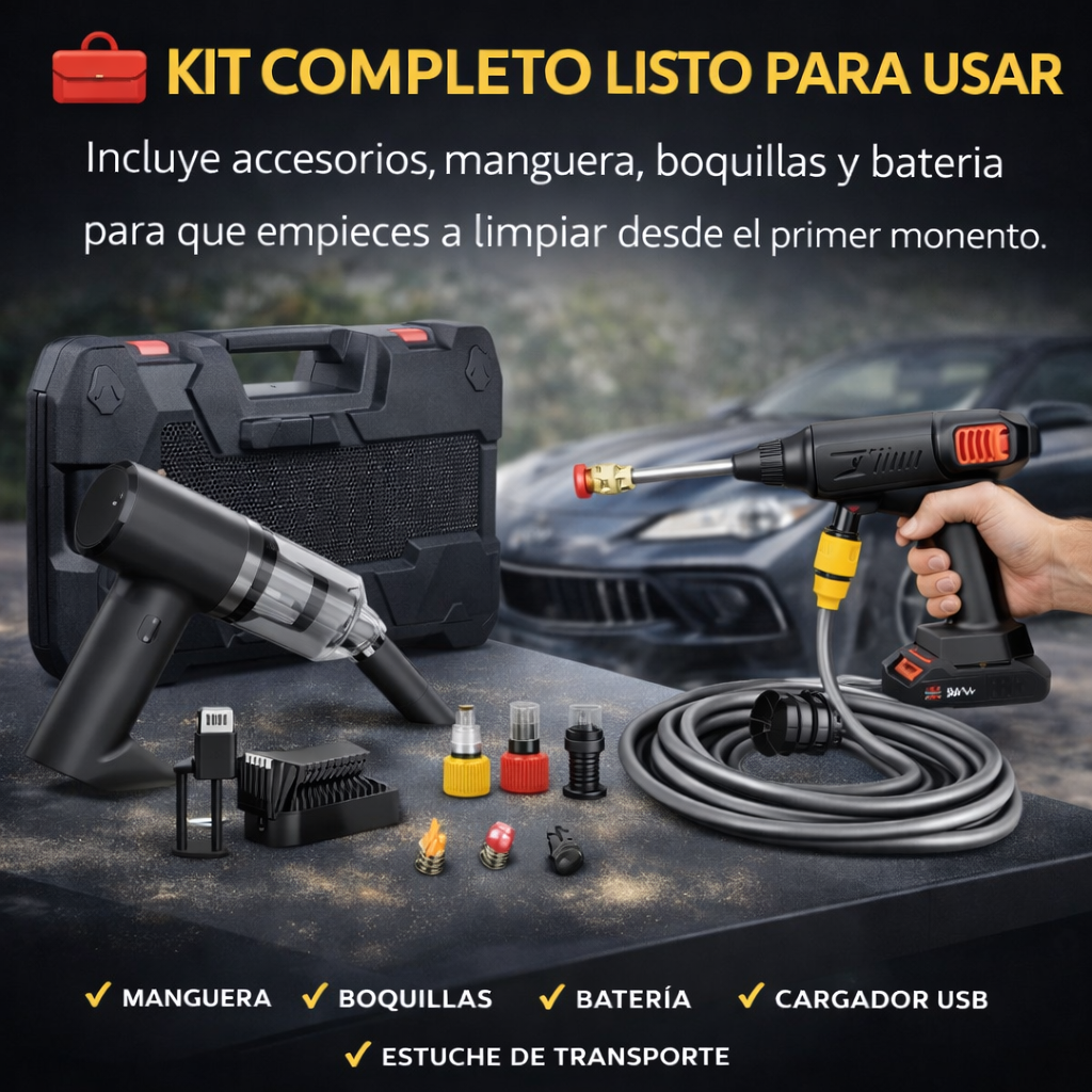 ASPIRADORA + HIDROLAVADORA!