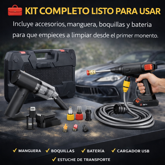 ASPIRADORA + HIDROLAVADORA!