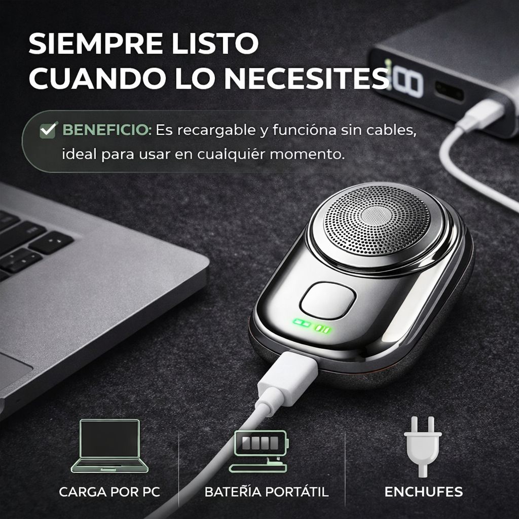 MINI AFEITADORA PORTATIL